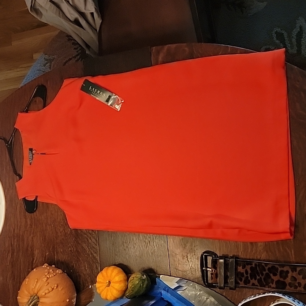 NWT Ralph Lauren, Loveliest orange dress
